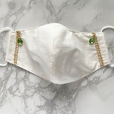 MASK by ランジェリーチェ クリスマスカラー ビジューマスク No.18(2枚セット)