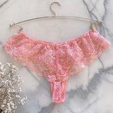 ハーフTバック ホワイトピンク Mサイズ