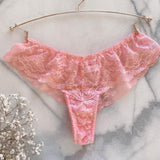 ハーフTバック ホワイトピンク Mサイズ