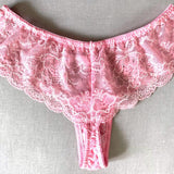 ハーフTバック ホワイトピンク Mサイズ