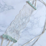 レースアイマスク ホワイト