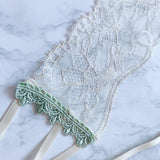 レースアイマスク ホワイト