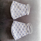 冷感マスク 花柄 - lingerieche